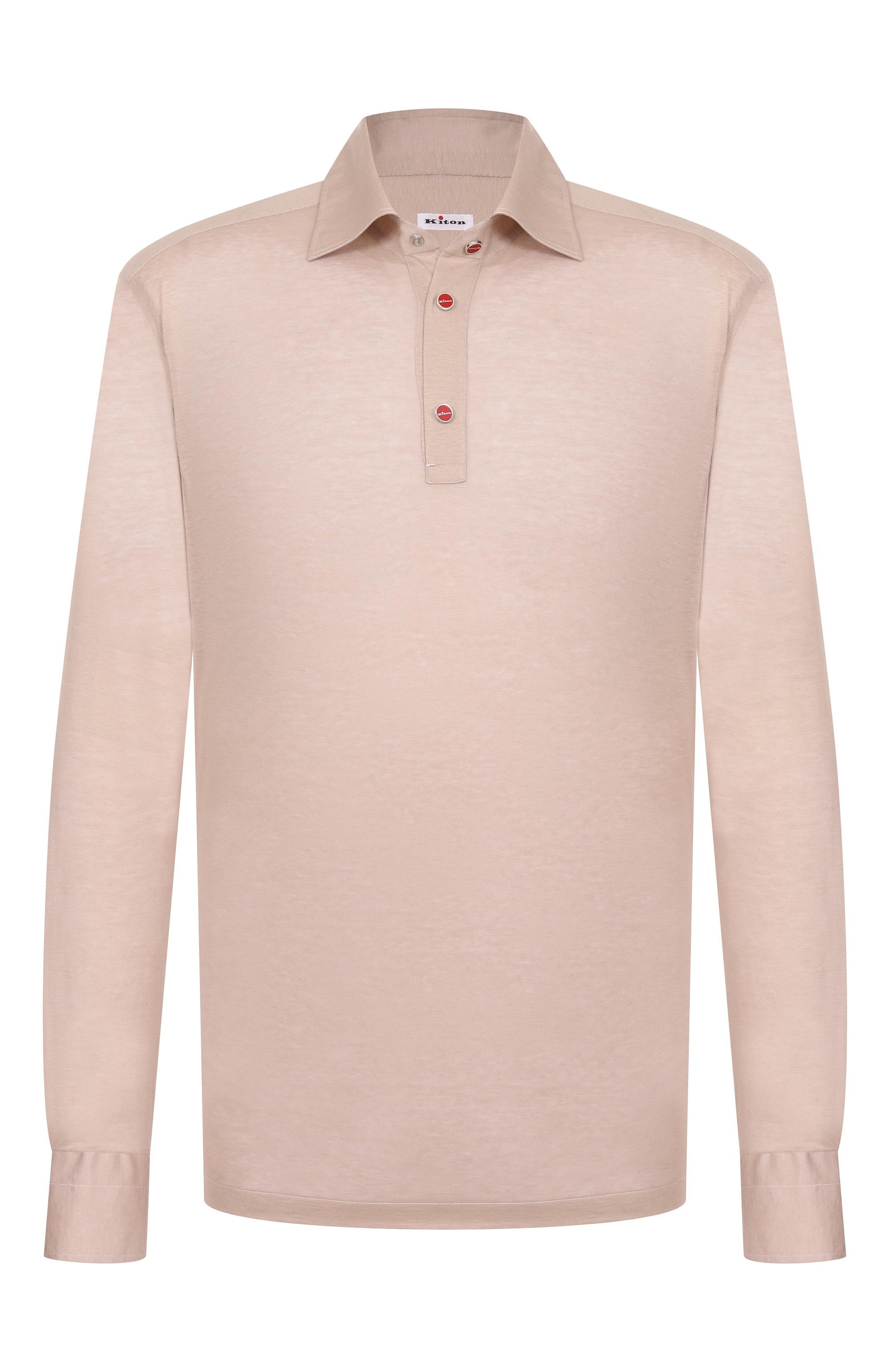 Поло из лиоцелла и хлопка KITON, арт. UMCP0SH0924206_46-50, фото 1