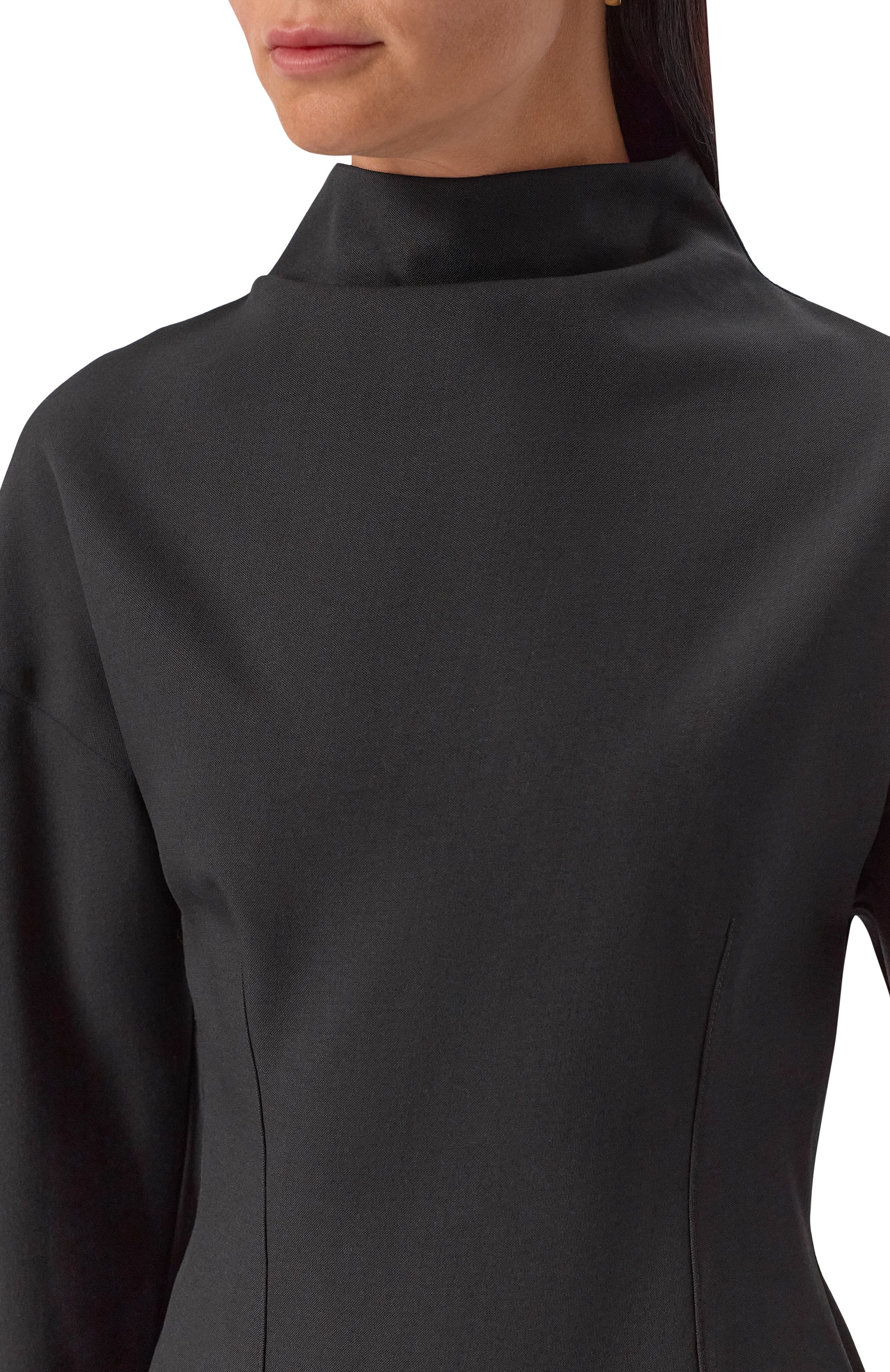 Шерстяной топ ARMARIUM черного цвета по цене 108000 руб., арт. ARMFWT034/W014, фото 5 Шерстяной топ ARMARIUM, арт. ARMFWT034/W014, фото 5