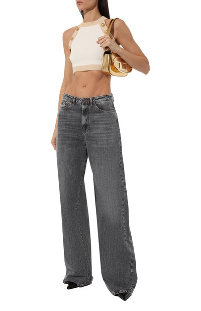 Топ из вискозы BALMAIN белого цвета по цене 99000 руб., арт. AF1AB022KD74, фото 2 Топ из вискозы BALMAIN, арт. AF1AB022KD74, фото 2