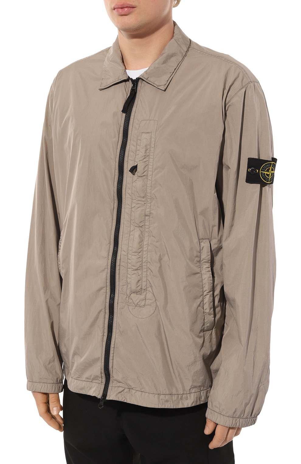 Куртка STONE ISLAND темно-бежевого цвета по цене 66050 руб., арт. 731510123, фото 3 Куртка STONE ISLAND, арт. 731510123, фото 3
