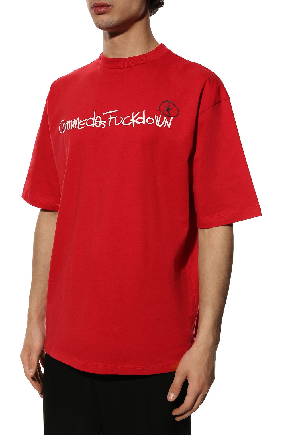 Хлопковая футболка COMME DES FUCKDOWN, арт. CDFU1624STMM, фото 3