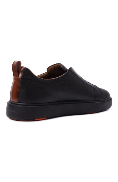 Кожаные кеды cleanic SANTONI, арт. MBCG21995NEATLLD, фото 5