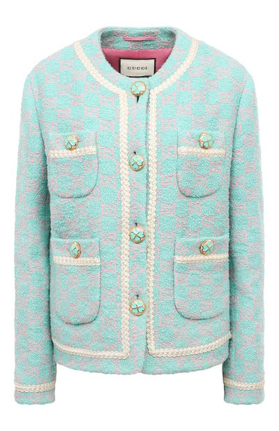Жакет из хлопка и шерсти GUCCI, арт. 569171 ZAAMP, фото 1