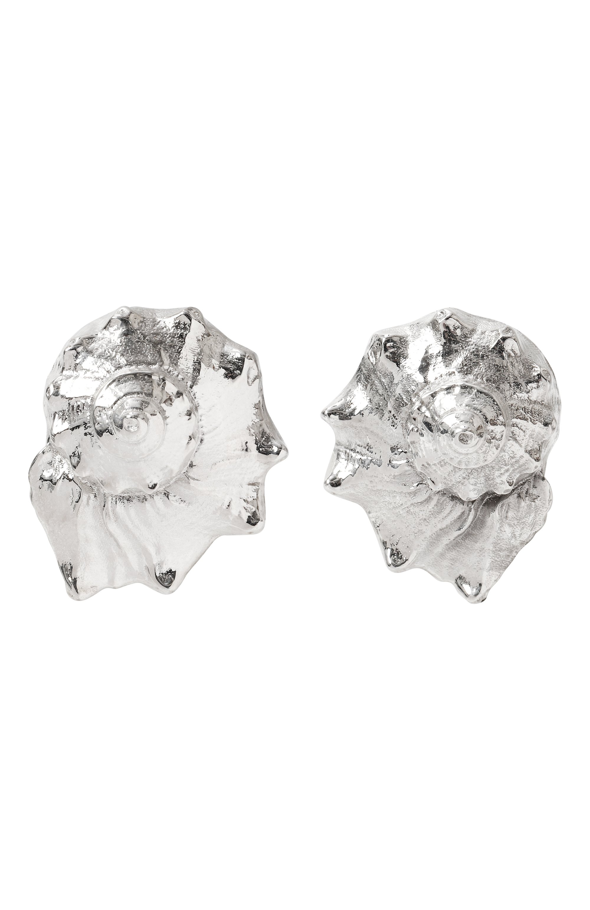 Серьги conch shell MS. MARBLE серебряного цвета по цене 17500 руб., арт. MM-ECS, фото 1 Серьги conch shell MS. MARBLE, арт. MM-ECS, фото 1