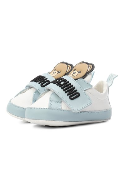 Кожаные пинетки MOSCHINO, арт. 82900/VAR2