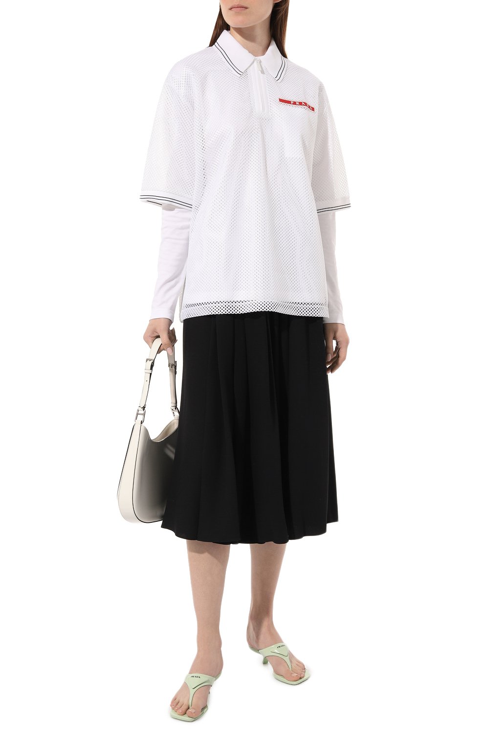 Юбка PRADA черного цвета по цене 135000 руб., арт. P149S-S2Y-F0002-211, фото 2 Юбка PRADA, арт. P149S-S2Y-F0002-211, фото 2