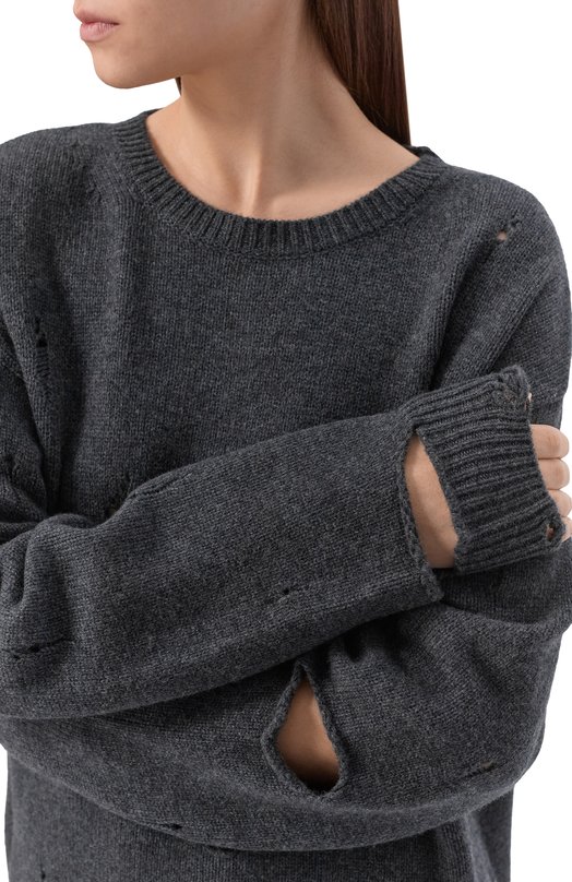 Свитер из шерсти и кашемира Addicted AD1004 Серый  AD1004 Фото 5