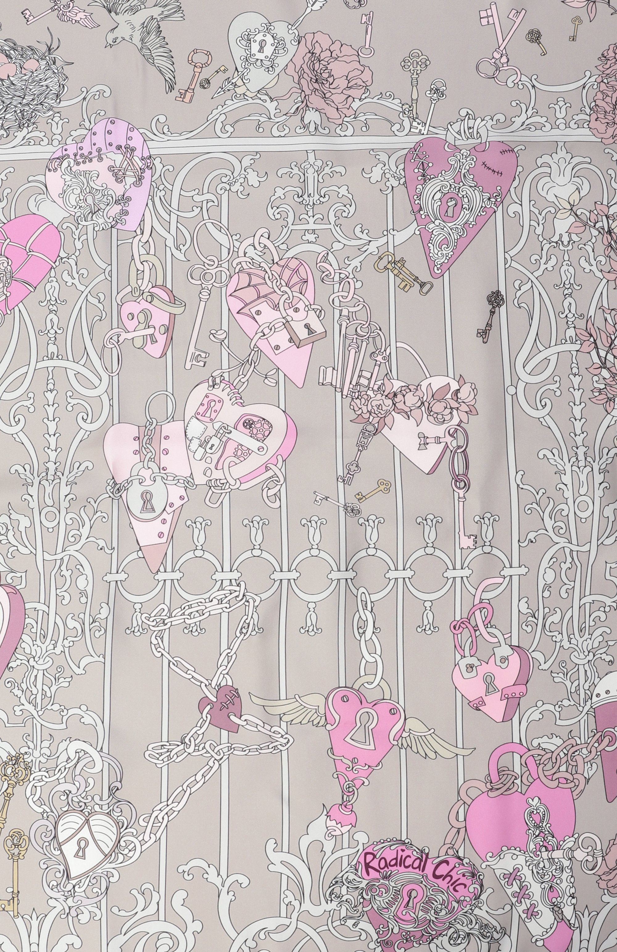 Шелковый платок in love RADICAL CHIC, арт. 680491.07.02, фото 4