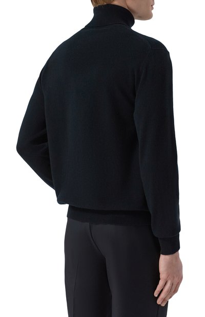 Кашемировая водолазка KITON черного цвета по цене 228000 руб., арт. UMK1507K348, фото 4 Кашемировая водолазка KITON, арт. UMK1507K348, фото 4