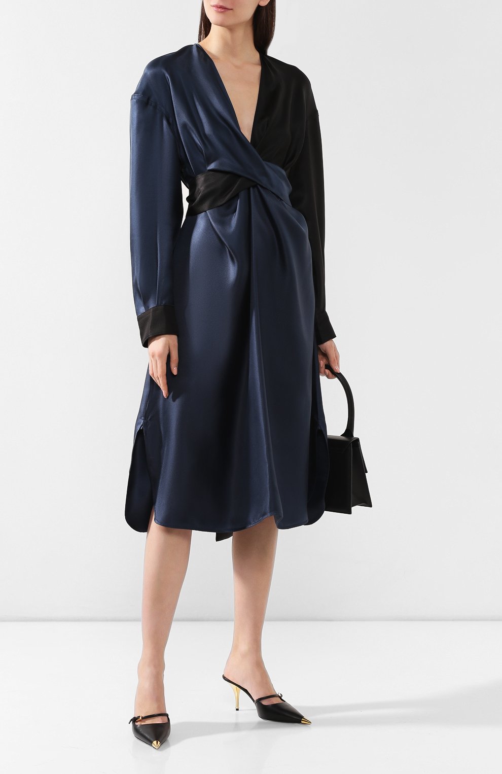 Шелковое платье BOTTEGA VENETA, арт. 568709/VA641, фото 2