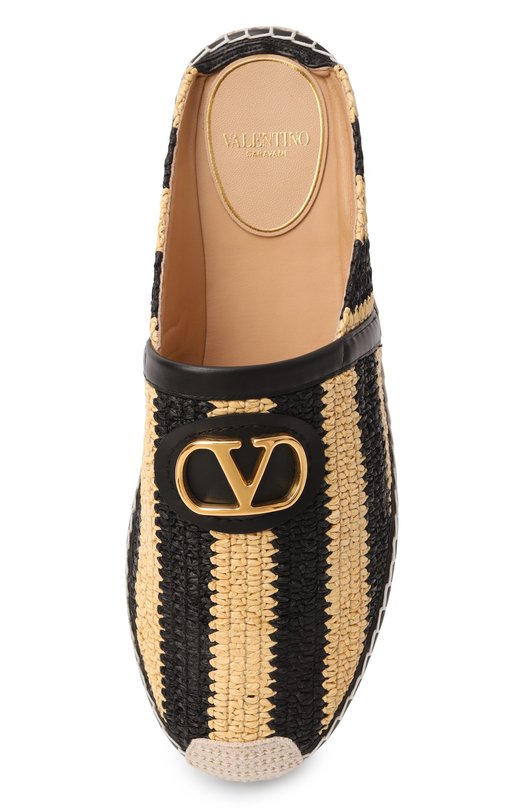 Текстильные сабо VLogo Signature Valentino 8W2S0ME9/HVN Разноцветный  8W2S0ME9/HVN Фото 6