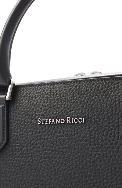 Портфель STEFANO RICCI серого цвета по цене 499500 руб., арт. ND253G9TP/VDVH, фото 5 Портфель STEFANO RICCI, арт. ND253G9TP/VDVH, фото 5