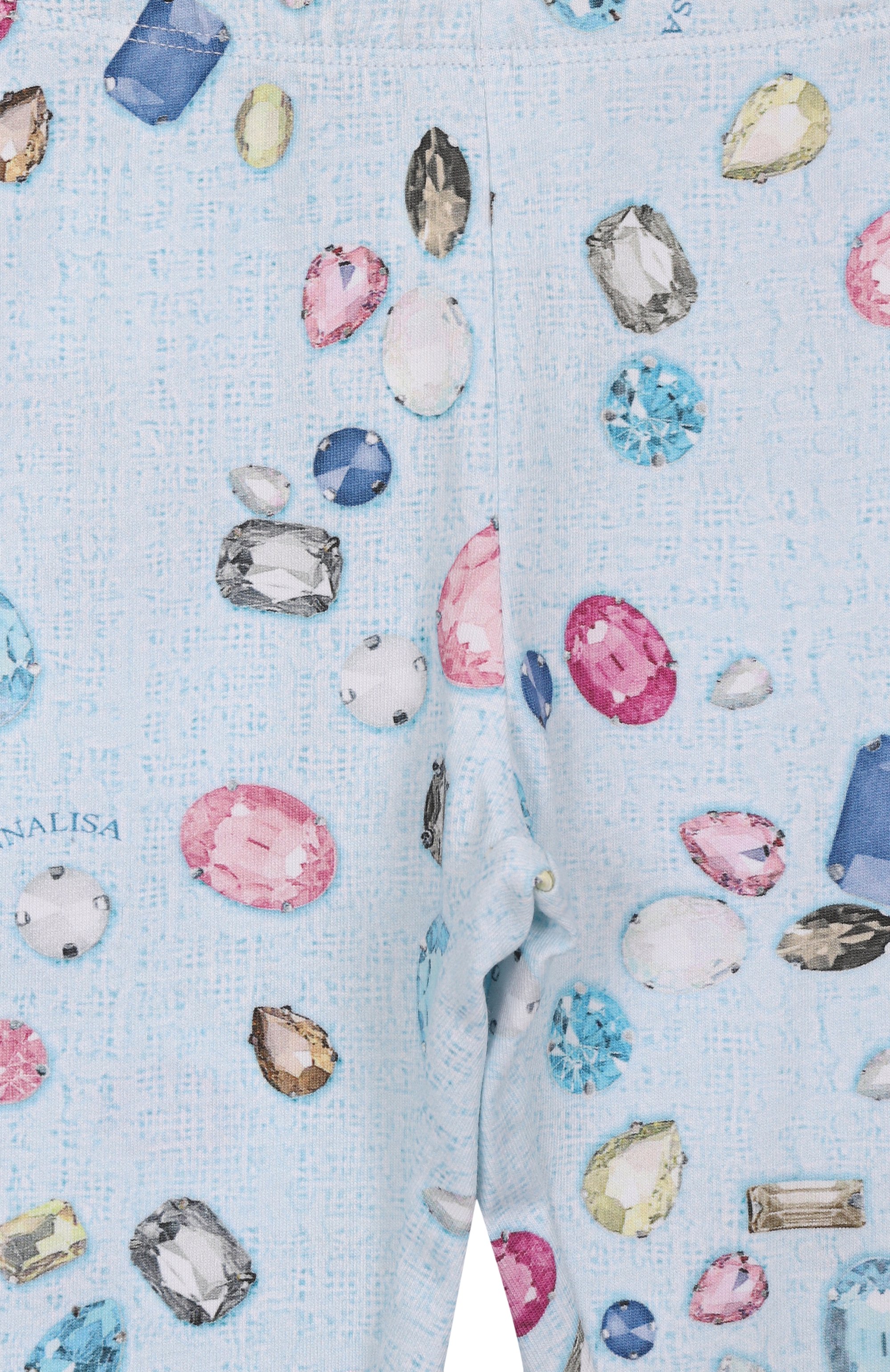 Хлопковые легинсы MONNALISA, арт. 19F410NP, фото 3