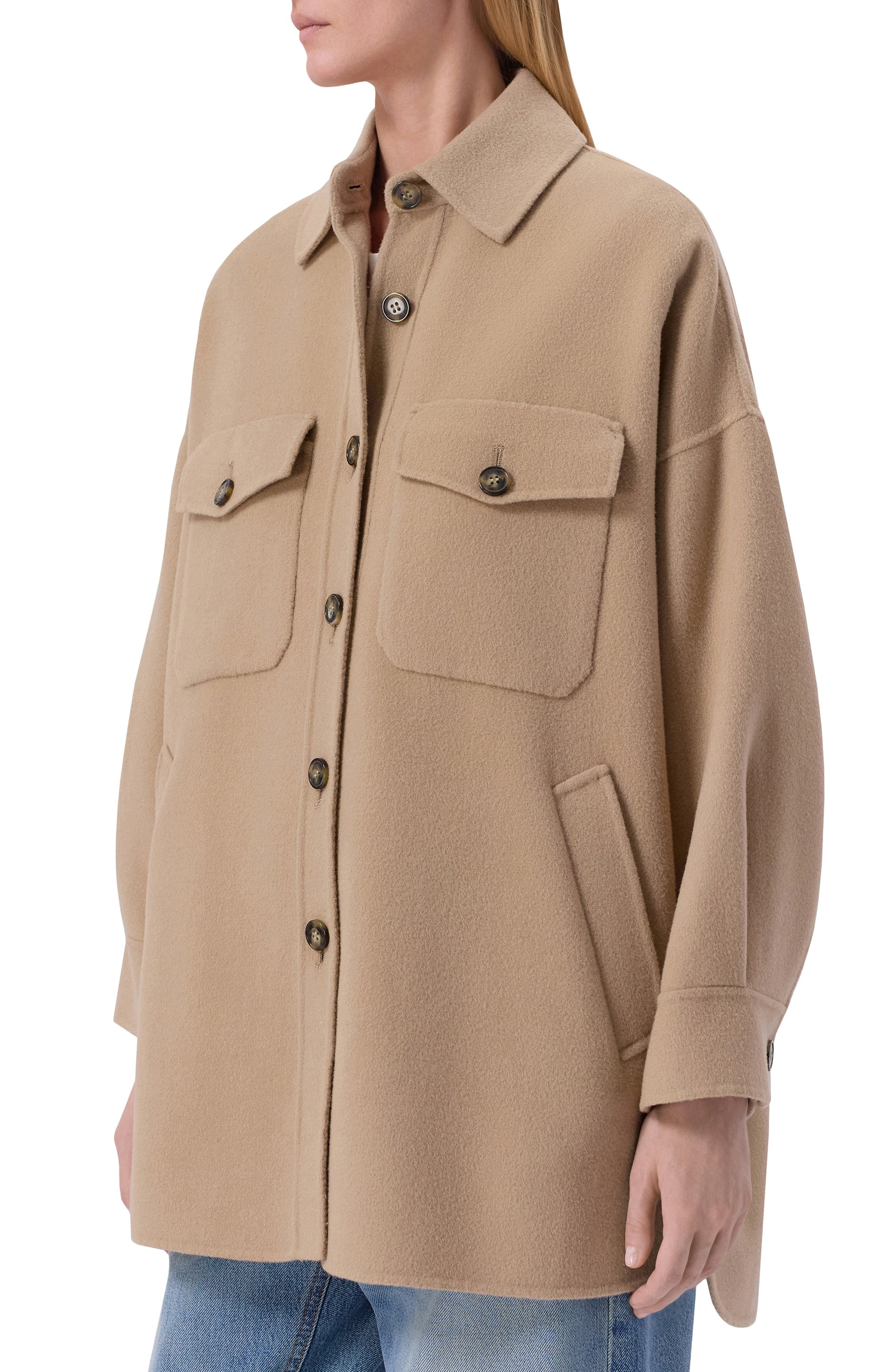 Шерстяная куртка-рубашка WEEKEND MAX MARA, арт. WKDLASER, фото 3