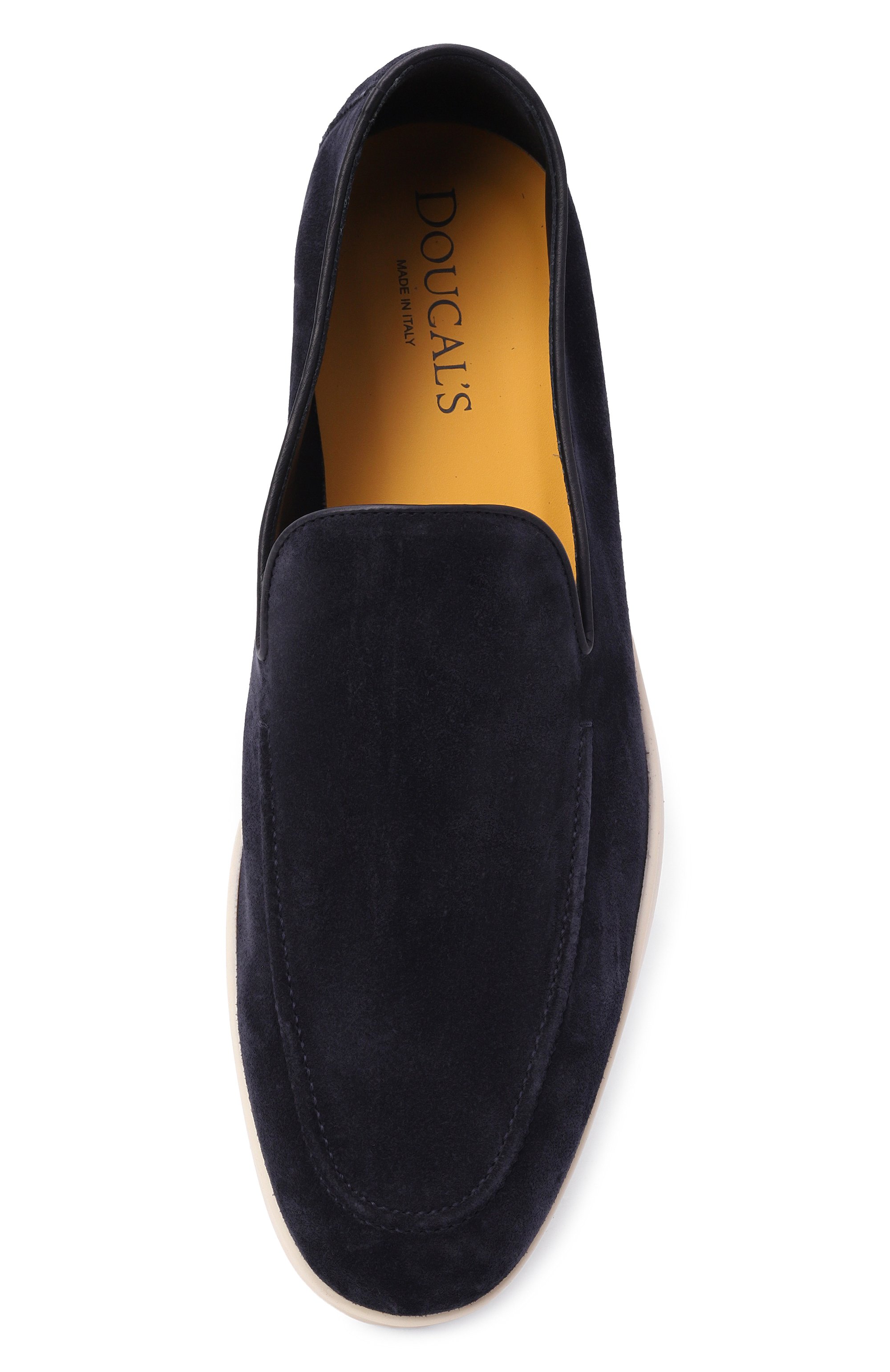 Замшевые лоферы DOUCAL'S темно-синего цвета по цене 56850 руб., арт. DU3413NWMAUZ274G, фото 6 Замшевые лоферы DOUCAL'S, арт. DU3413NWMAUZ274G, фото 6