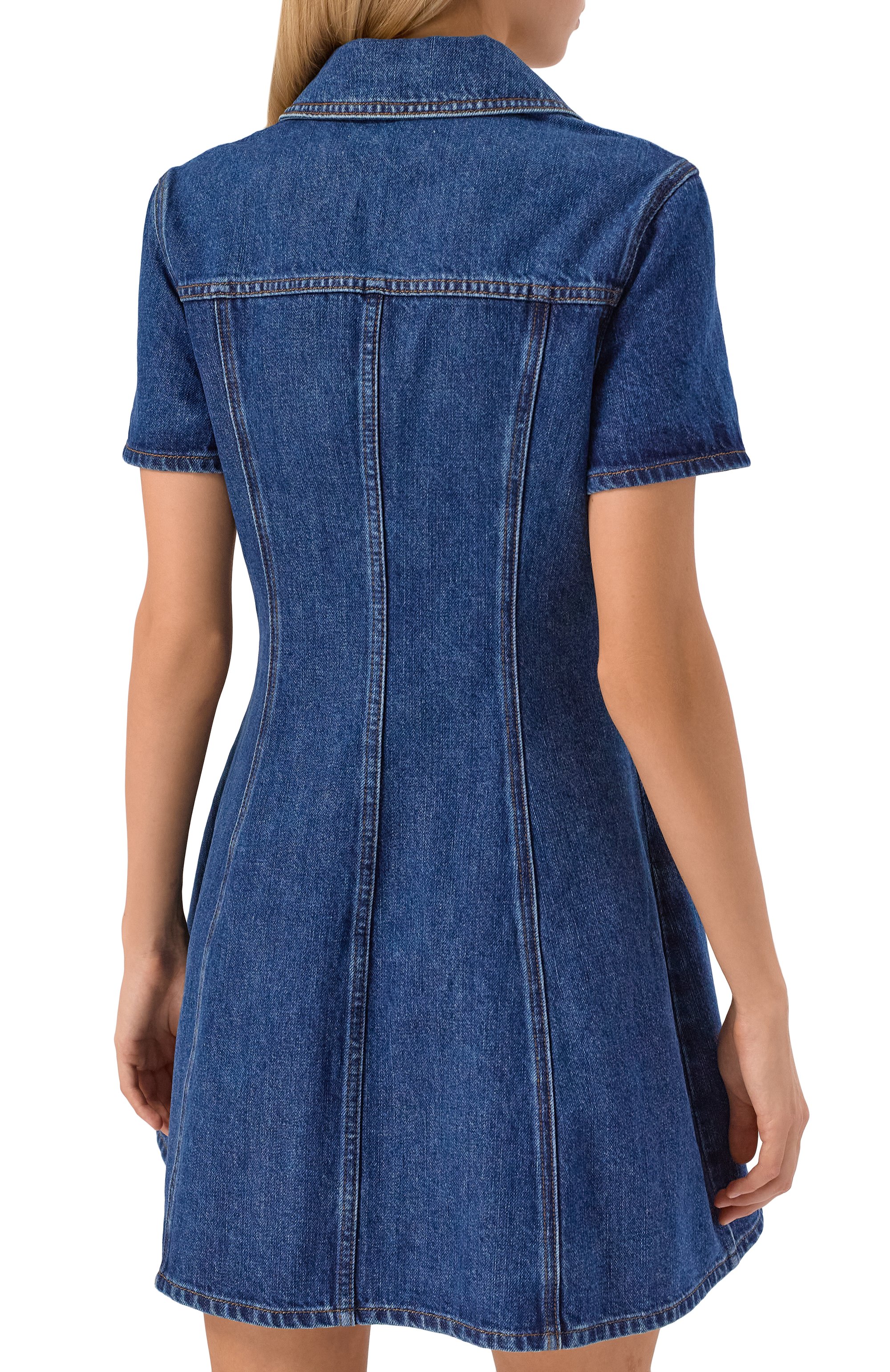 Джинсовое платье SELF-PORTRAIT, арт. AW25807SBBL, фото 3