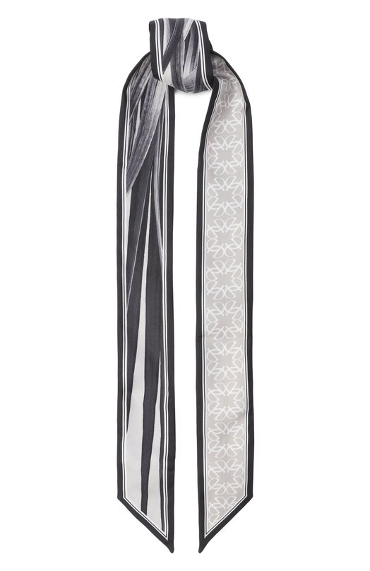 Шелковый шарф-твилли Elie Saab 710009234 Чёрный 710009234