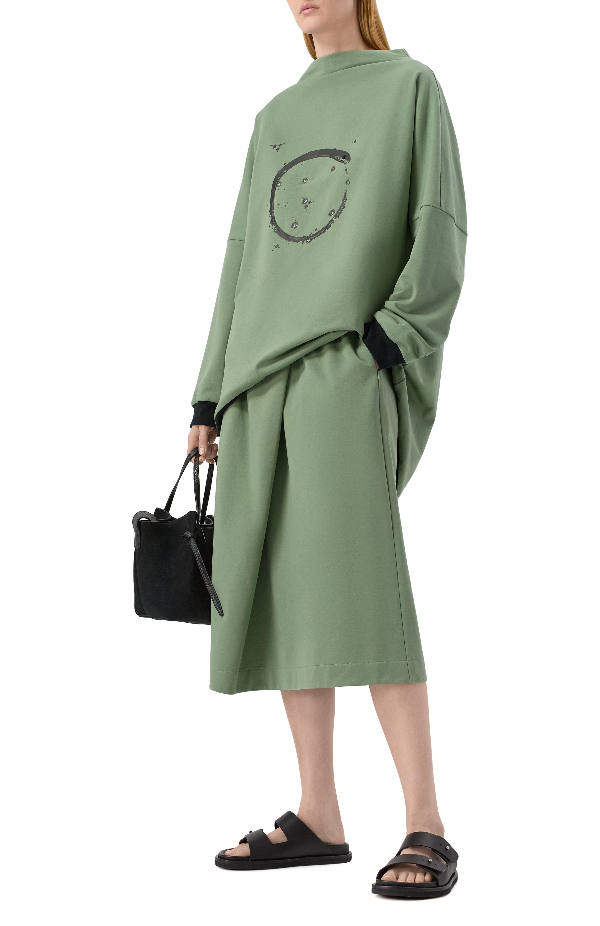 Хлопковая юбка MIDGARD PARIS, арт. SK1203-FR-GN, фото 2