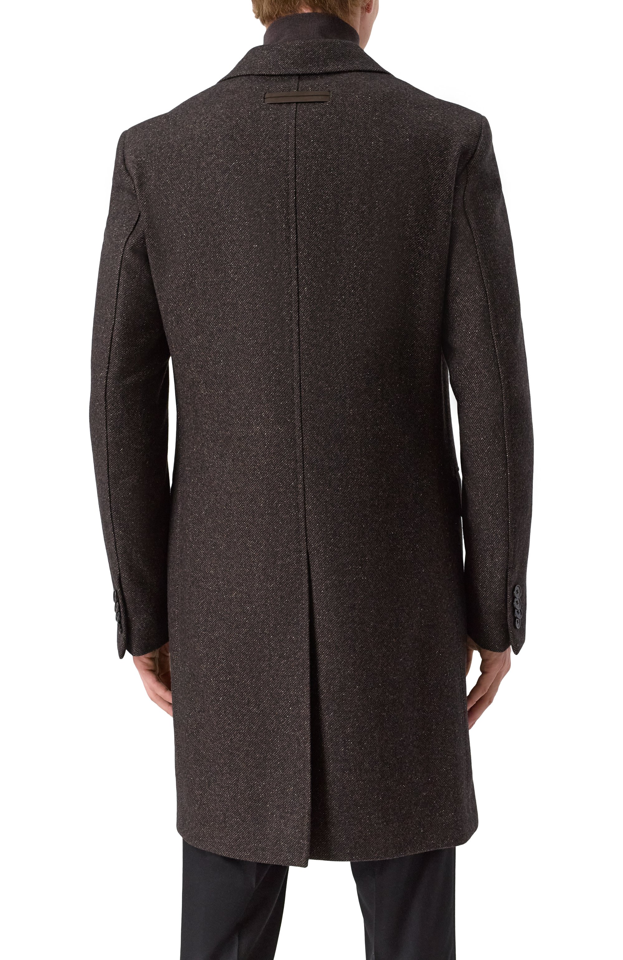 Пальто из шерсти и шелка ZEGNA, арт. 4GJ3G0/897701A8, фото 4