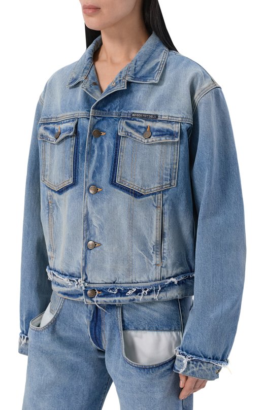 Джинсовая куртка Maison Margiela S51AM0517/S30561 Голубой  S51AM0517/S30561 Фото 3