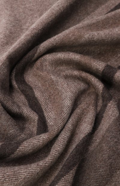 Кашемировый шарф KITON светло-коричневого цвета по цене 115000 руб., арт. USCIACK0258L, фото 3 Кашемировый шарф KITON, арт. USCIACK0258L, фото 3