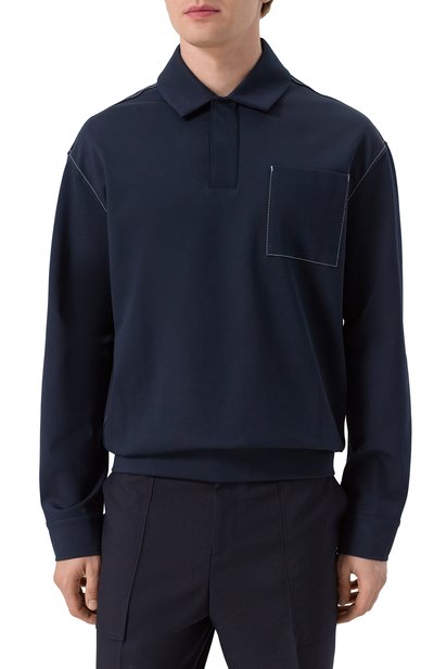 Хлопковое поло BOSS, арт. 50543406, фото 3