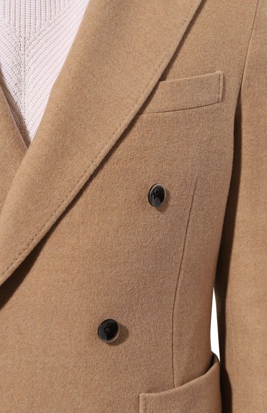 Шерстяной пиджак Nuti and Co Бежевый, фото 5