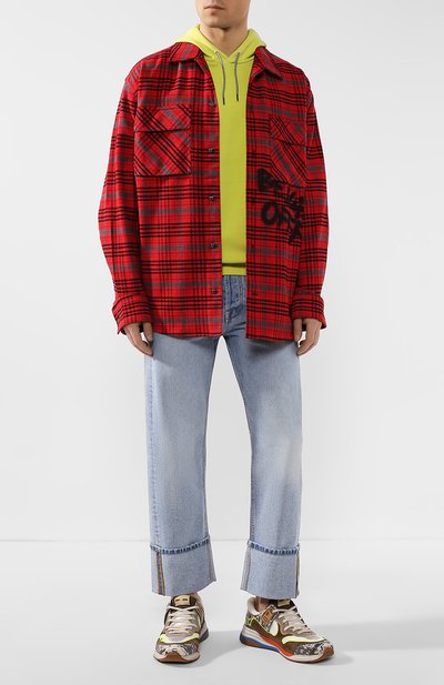 Комбинированные кроссовки ultrapace GUCCI, арт. 592345/1LH10, фото 2