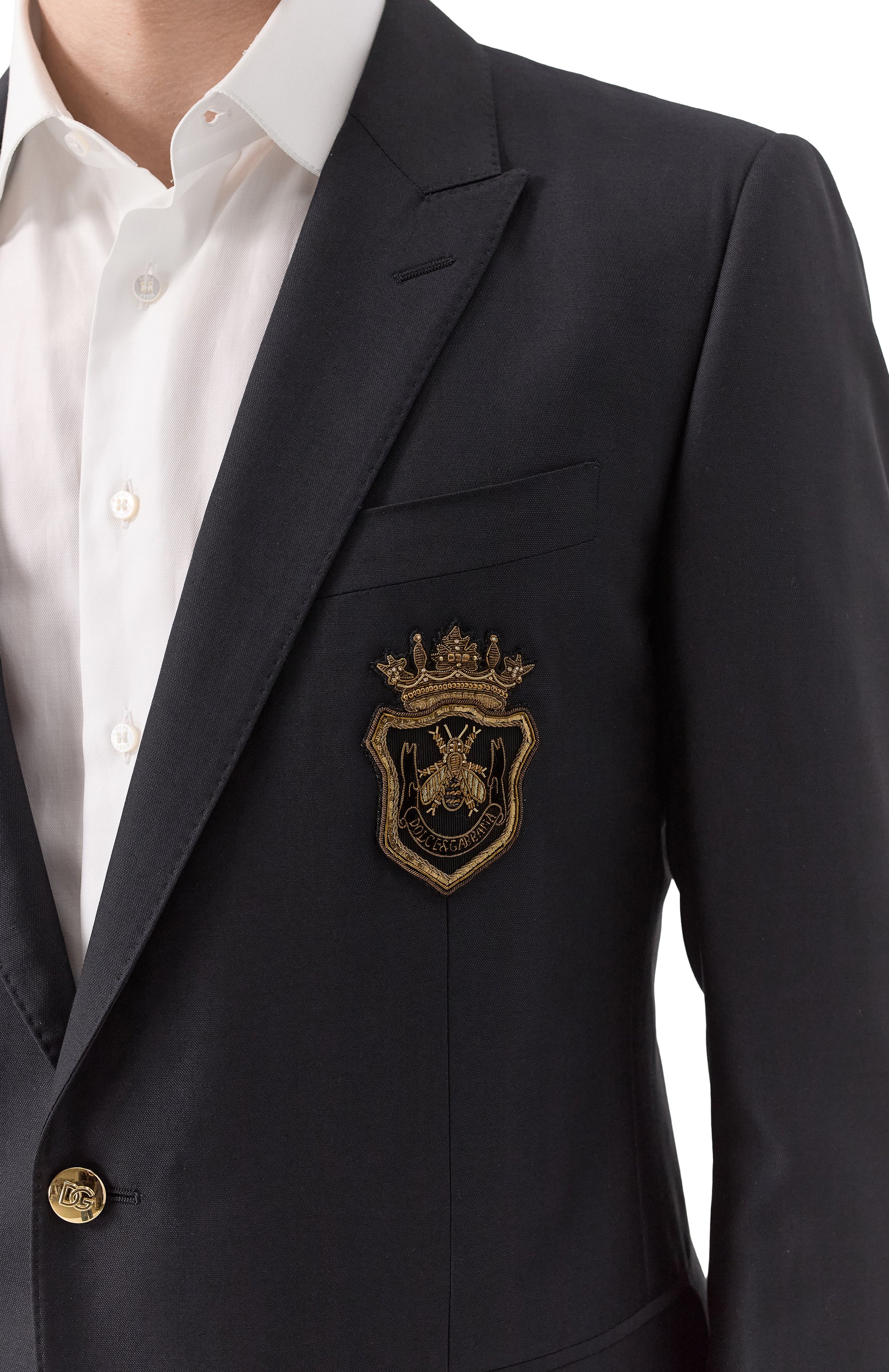 Пиджак из шерсти и шелка DOLCE & GABBANA, арт. G2LK0Z/FU3H1, фото 7