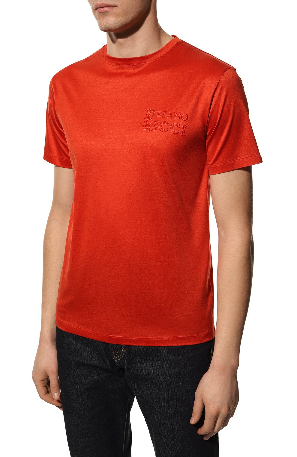 Хлопковая футболка STEFANO RICCI, арт. MNH3102250/TE0001, фото 3