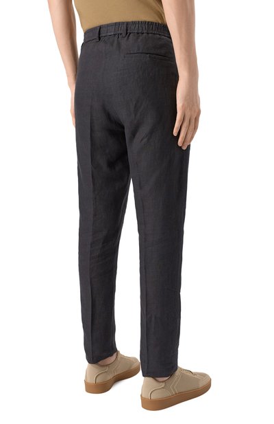 Льняные брюки EMPORIO ARMANI, арт. 01P590/01448, фото 4