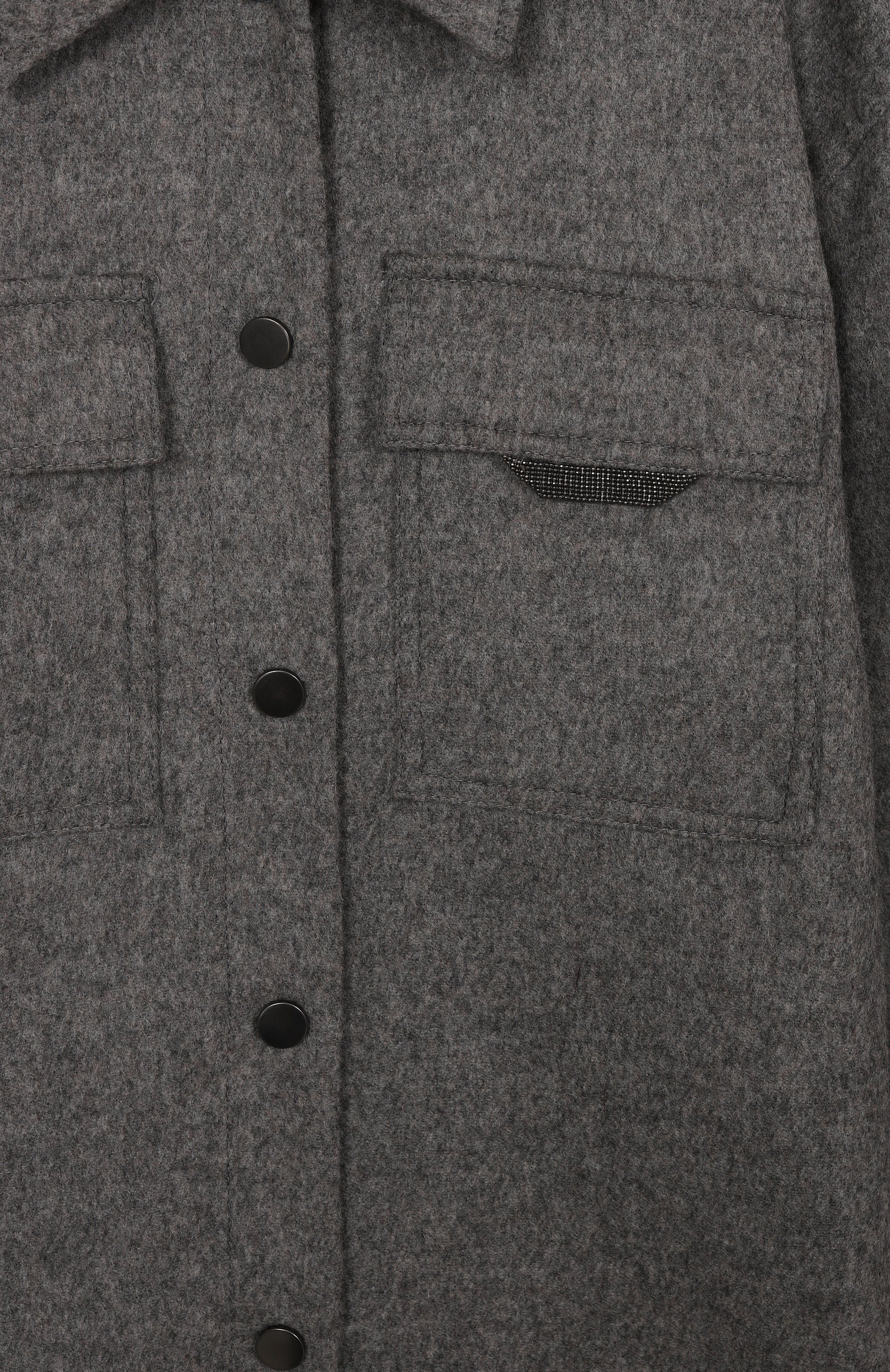 Шерстяная куртка-рубашка BRUNELLO CUCINELLI, арт. BD565C437C, фото 3