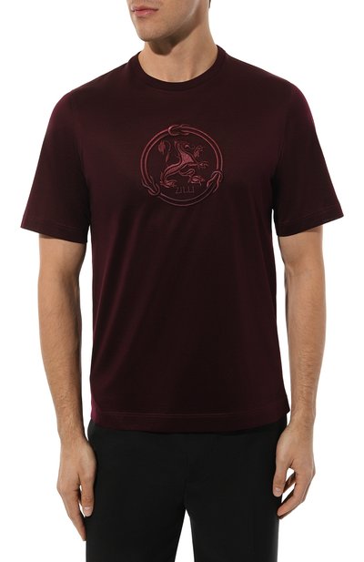 Хлопковая футболка ZILLI, арт. TSR02AZS56014ZSAAAAA, фото 3