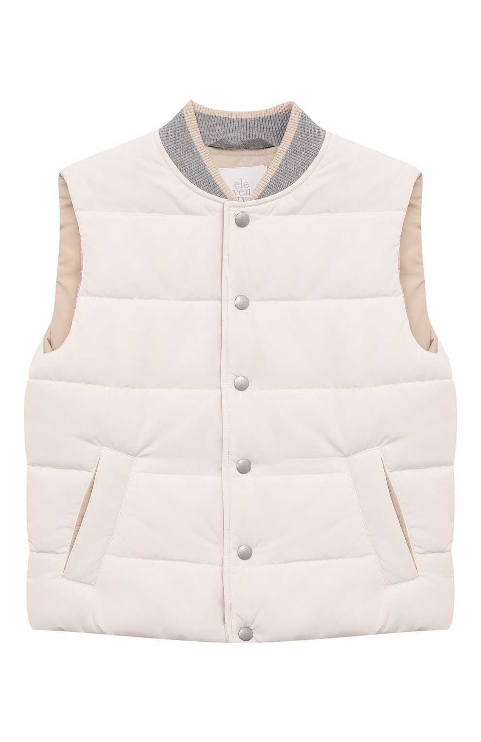 Жилет ELEVENTY кремового цвета по цене 34650 руб., арт. EV2P82/N0018/12-16, фото 1 Жилет ELEVENTY, арт. EV2P82/N0018/12-16, фото 1