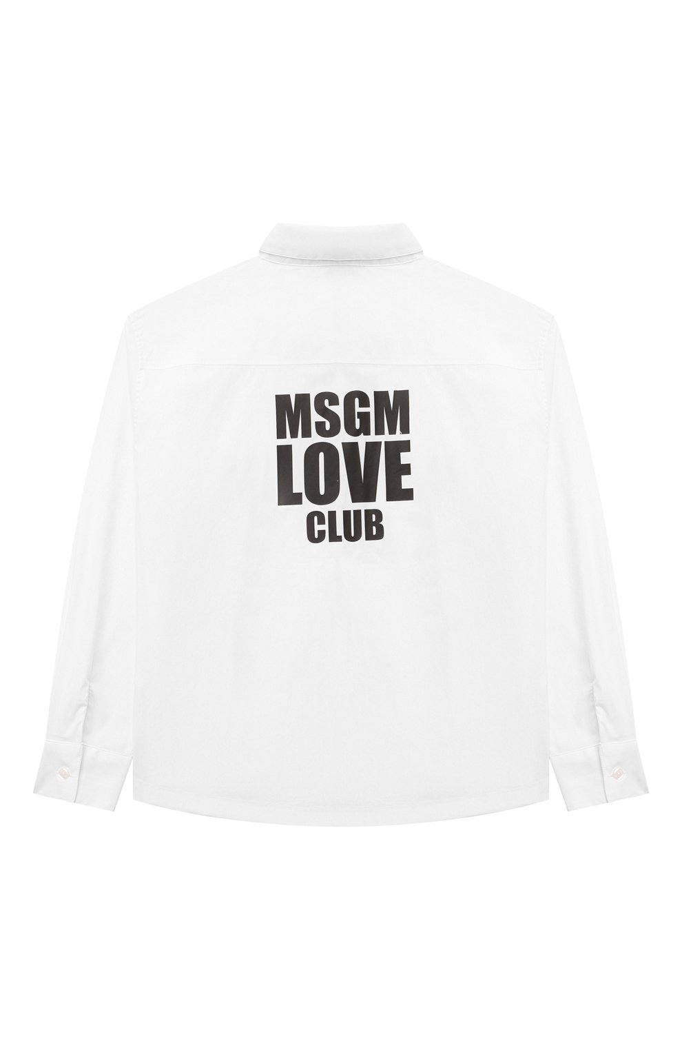 Хлопковая рубашка MSGM KIDS, арт. F4MSJGSI130, фото 2