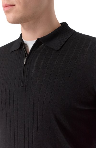 Поло из шерсти и шелка ZILLI, арт. KZP001M0230VZRD00, фото 5