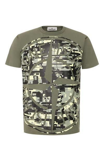 Хлопковая футболка STONE ISLAND, арт. 721523387, фото 1