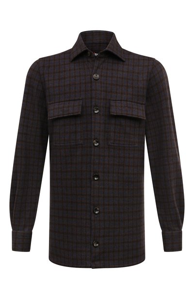 Мужская шерстяная рубашка KITON, арт. UMC016K0133E05