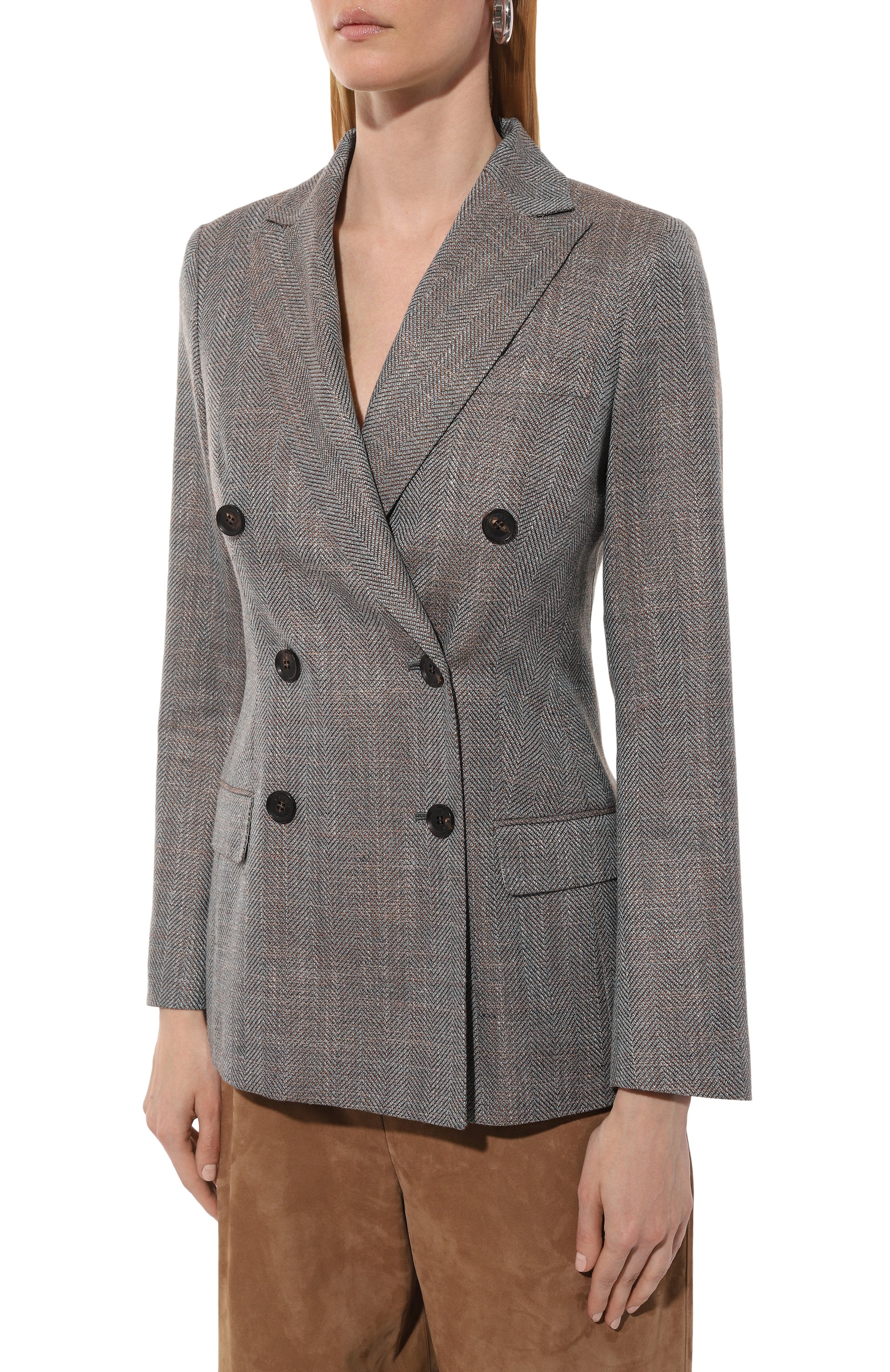 Жакет из кашемира и шерсти KITON, арт. D46523K0912A07, фото 3