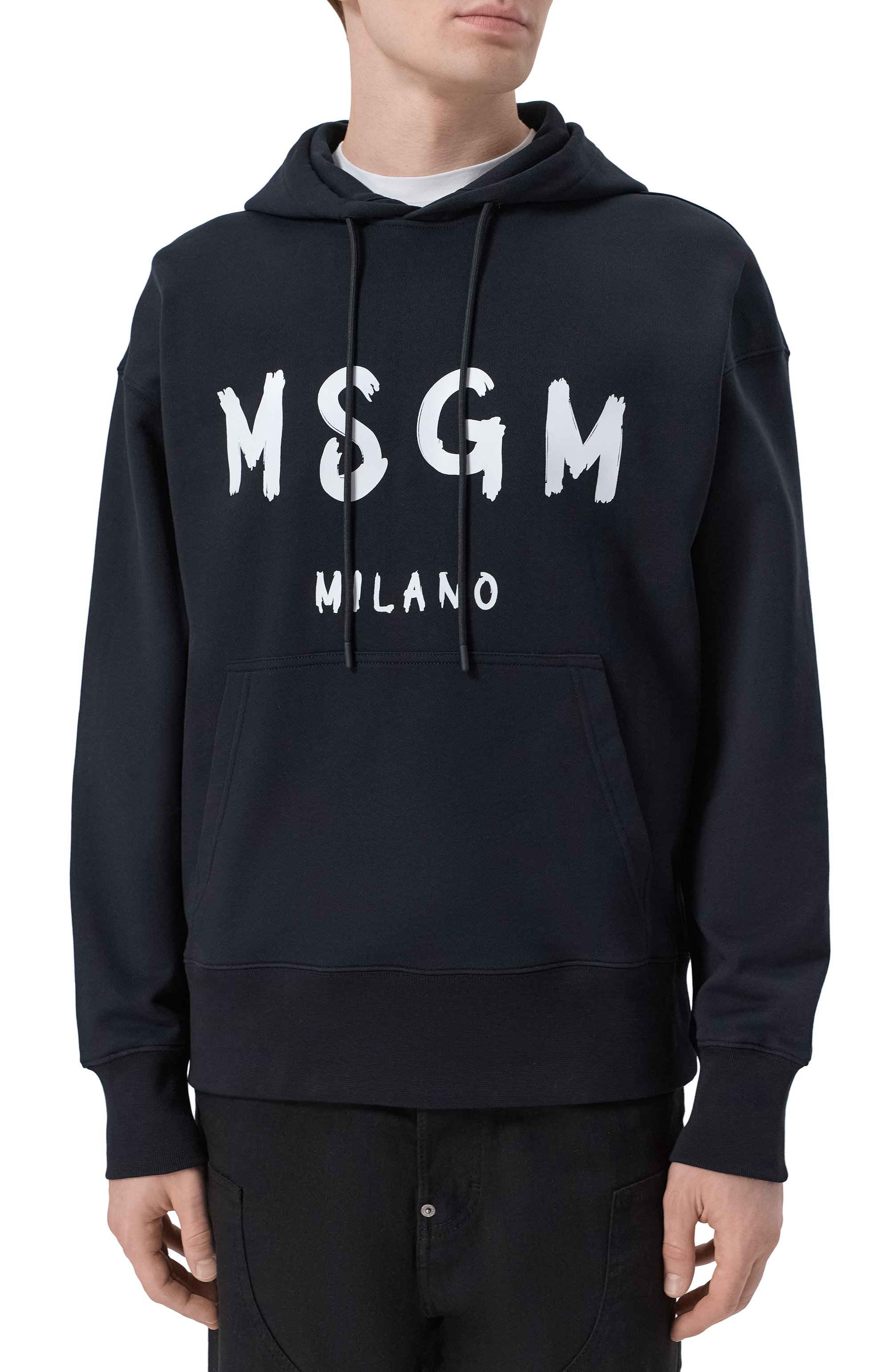 Хлопковое худи MSGM, арт. 2000MM515/300000, фото 3