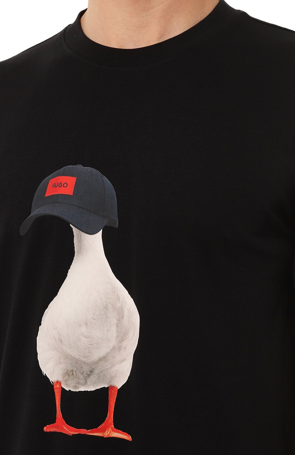 Хлопковая футболка HUGO, арт. 50491811, фото 5
