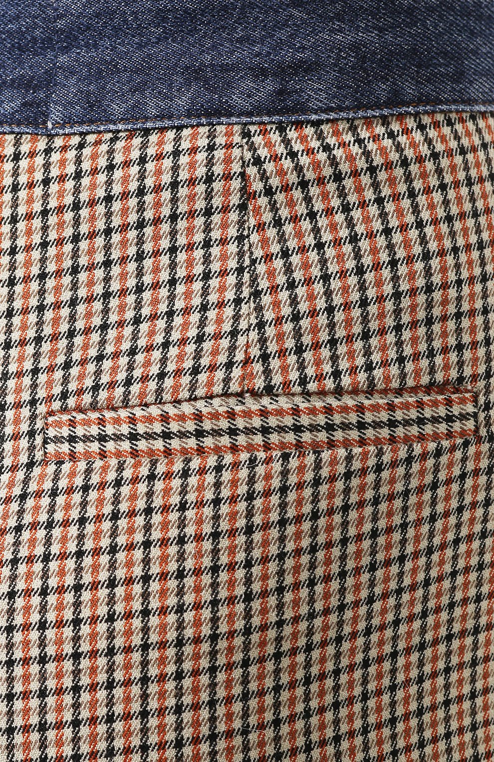 Брюки с отворотами FORTE DEI MARMI COUTURE коричневого цвета по цене 29750 руб., арт. FFW19-1003, фото 5 Брюки с отворотами FORTE DEI MARMI COUTURE, арт. FFW19-1003, фото 5