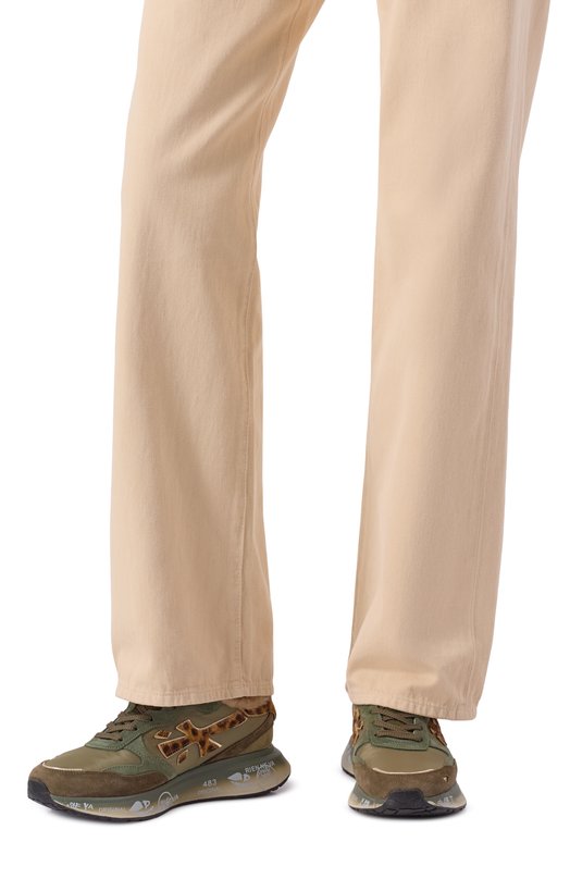 Комбинированные кроссовки Lauryn Premiata LAURYN/VAR 7790M Хаки  LAURYN/VAR 7790M Фото 2