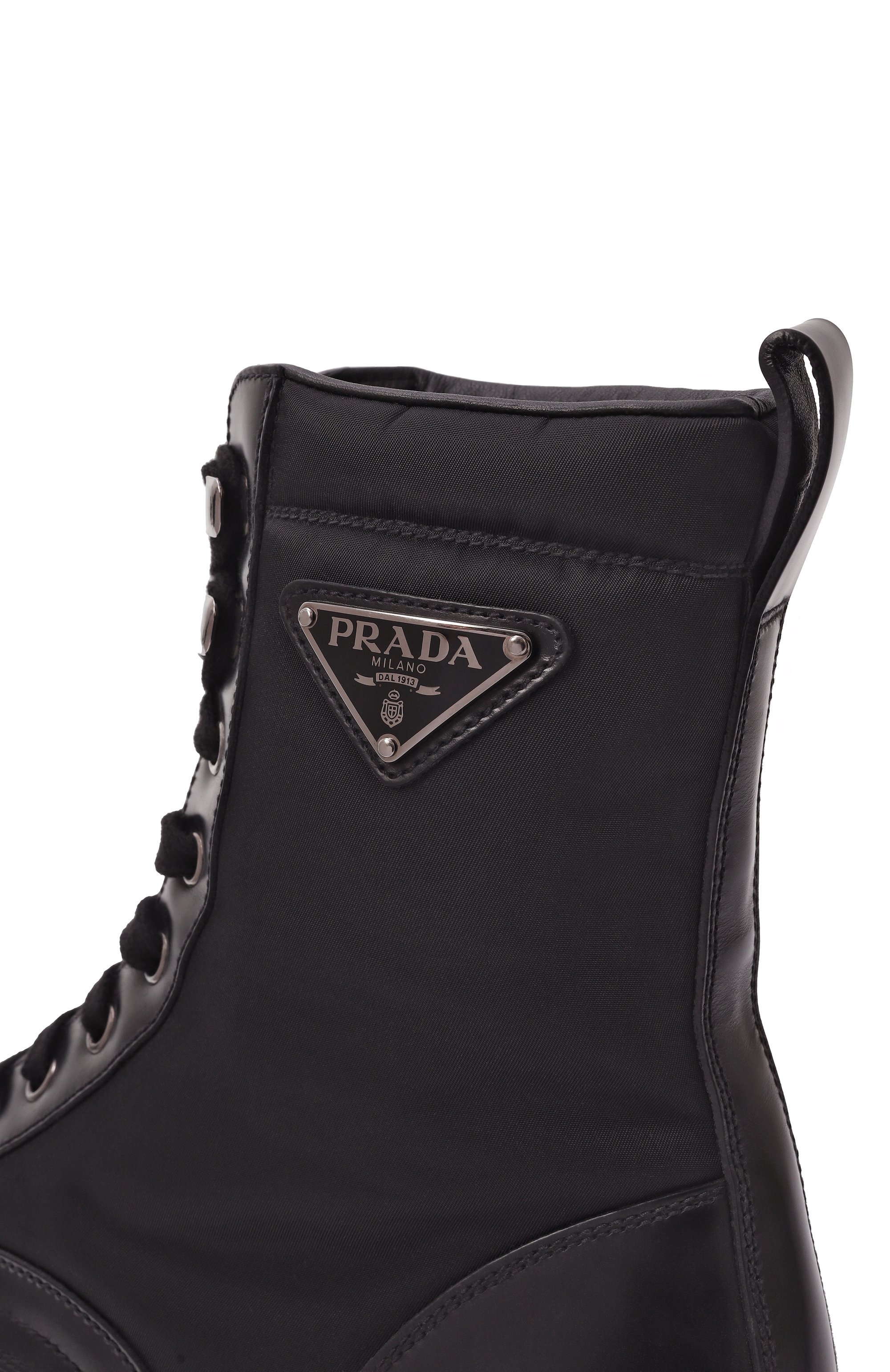 Комбинированные ботинки PRADA, арт. 2UE011-3LFR-F0002, фото 7