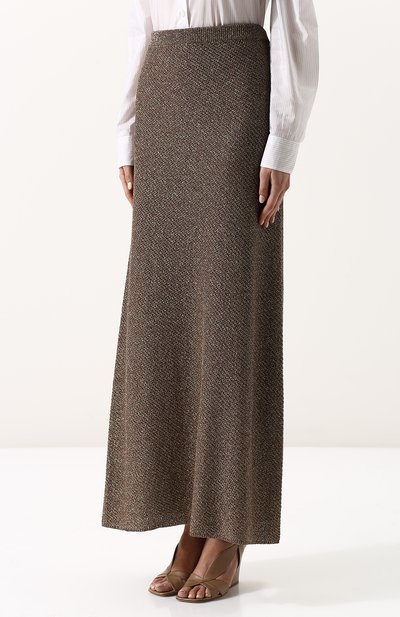 Расклешенная юбка-макси из вискозы DRIES VAN NOTEN, арт. 181-11286-5721, фото 3