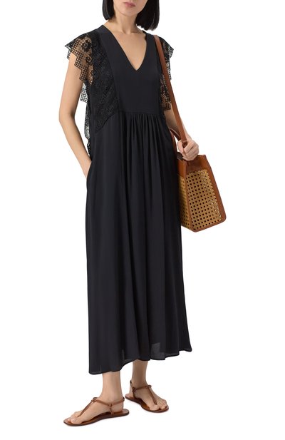 Платье BEATRICE .B черного цвета по цене 55250 руб., арт. 25FE6487T0RRE, фото 2 Платье BEATRICE .B, арт. 25FE6487T0RRE, фото 2