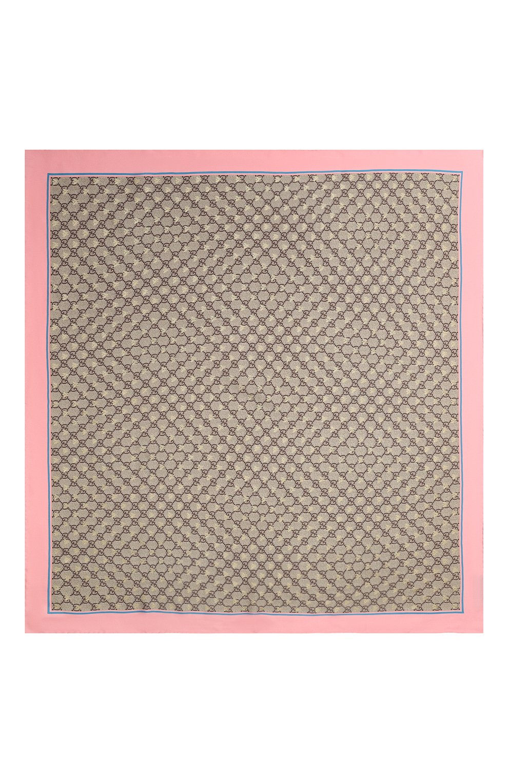 Шелковый платок GUCCI розового цвета по цене 59040 руб., арт. 499130/3G001, фото 3 Шелковый платок GUCCI, арт. 499130/3G001, фото 3