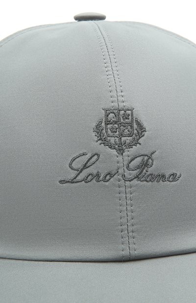 Бейсболка LORO PIANA серо-голубого цвета по цене 29950 руб., арт. FAB1977, фото 3 Бейсболка LORO PIANA, арт. FAB1977, фото 3
