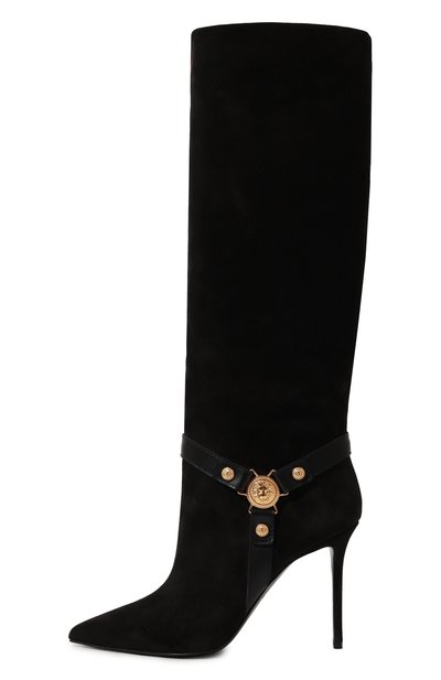 Замшевые сапоги eva 95 BALMAIN, арт. DN1TA046/LS0V, фото 4