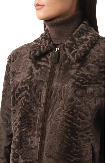 Шуба из свакары MVST, арт. FTRBCK-Y331SW/F1200, фото 5